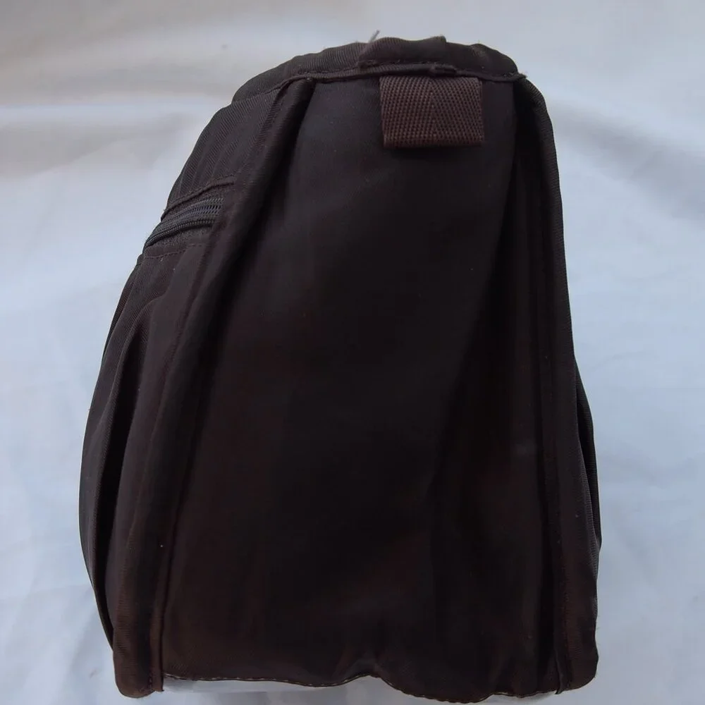 Lug Parasail Brown Cosmetic Case/Crossbody w/Strap,Travel